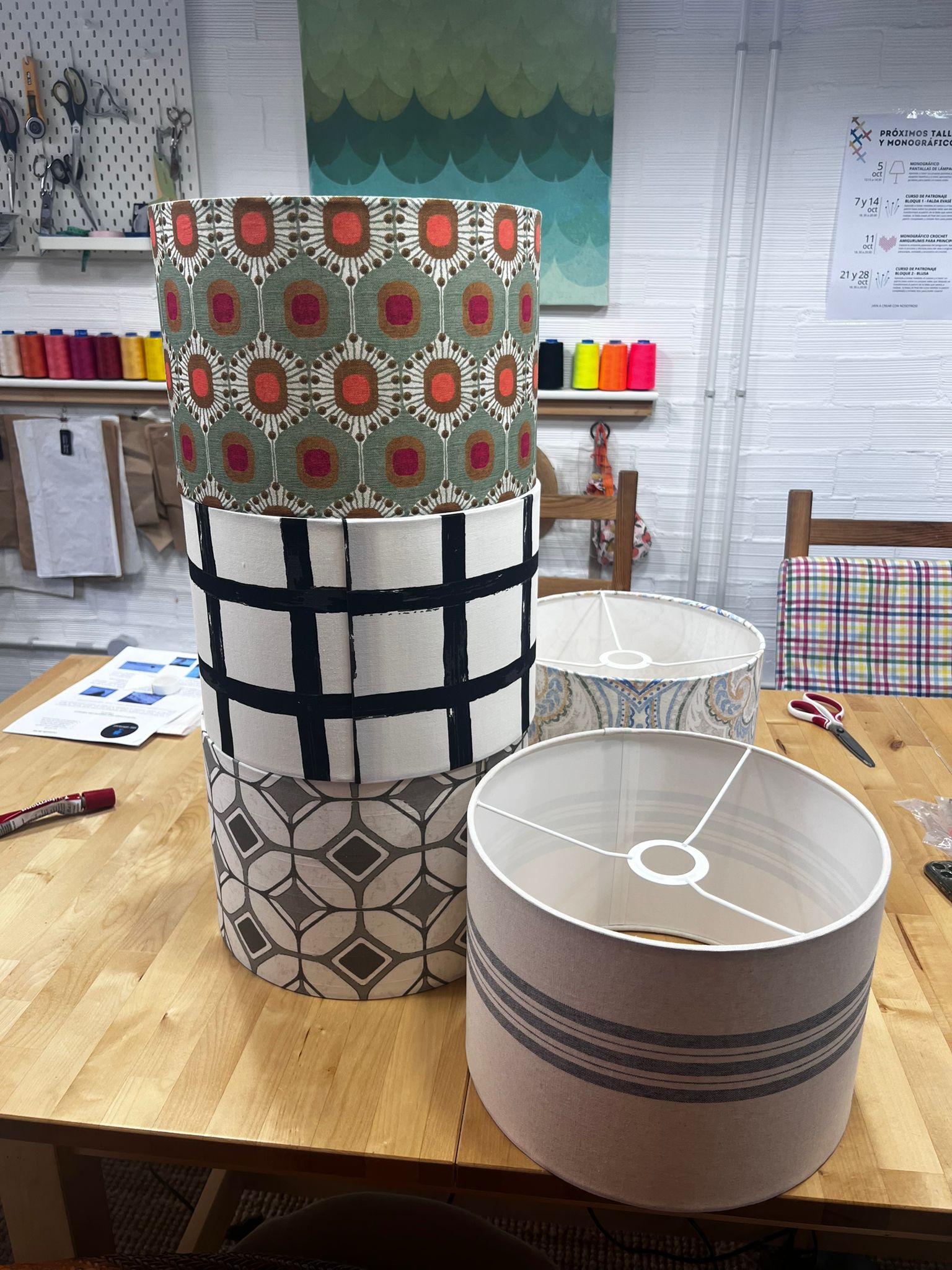 talleres blue lampshade 19