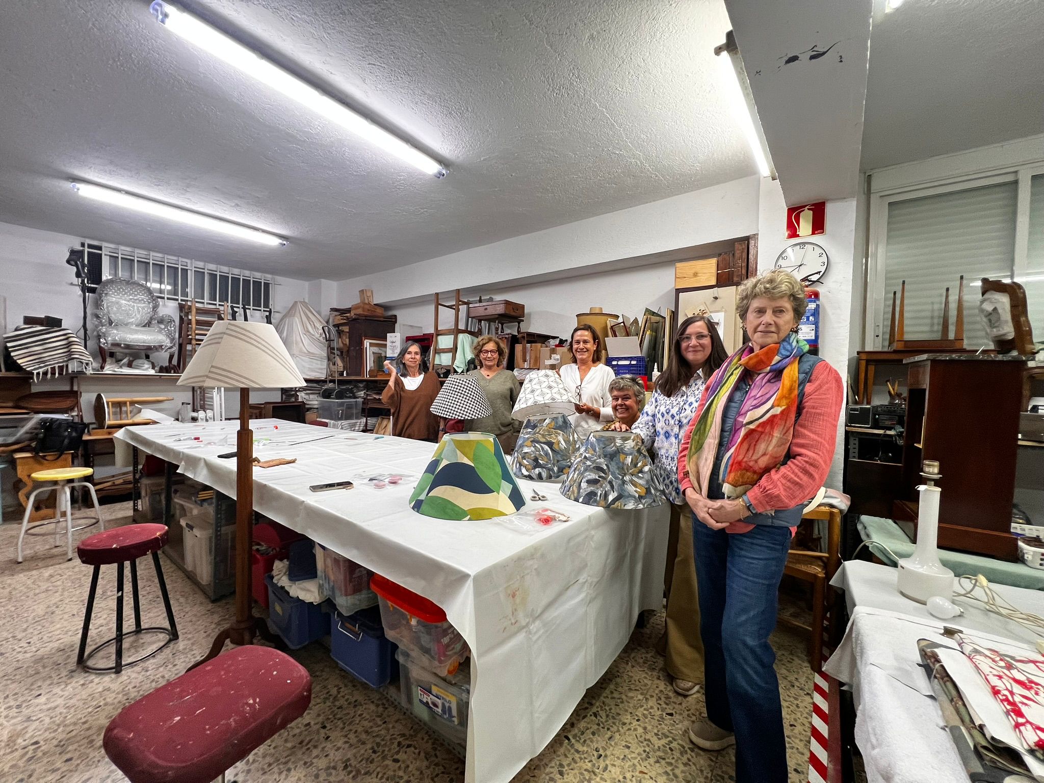 talleres blue lampshade 21