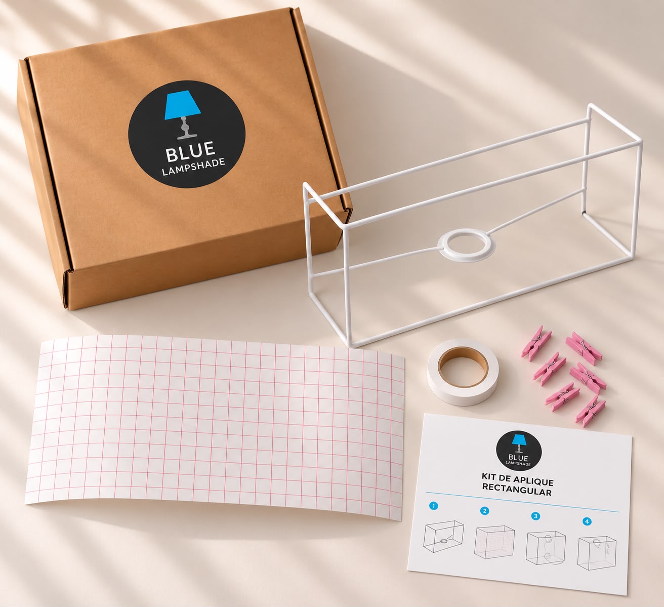 Kit aplique rectangular